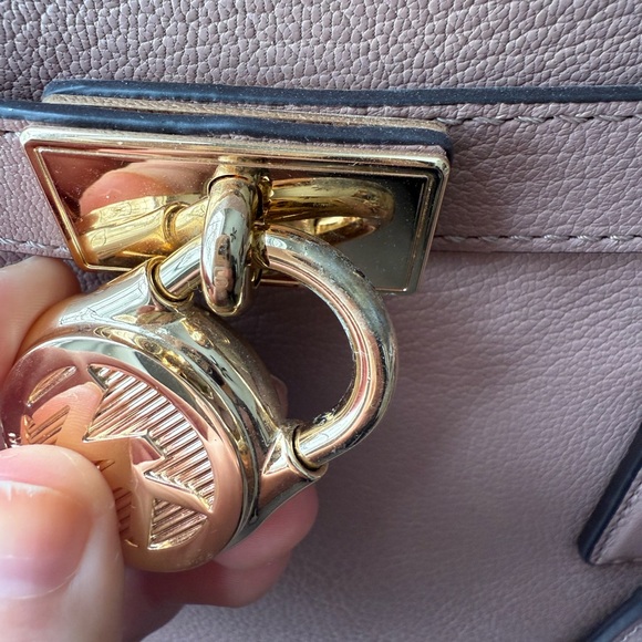 Michael Kors Hamilton Large East West Leather Satchel - Picture 8 of 10